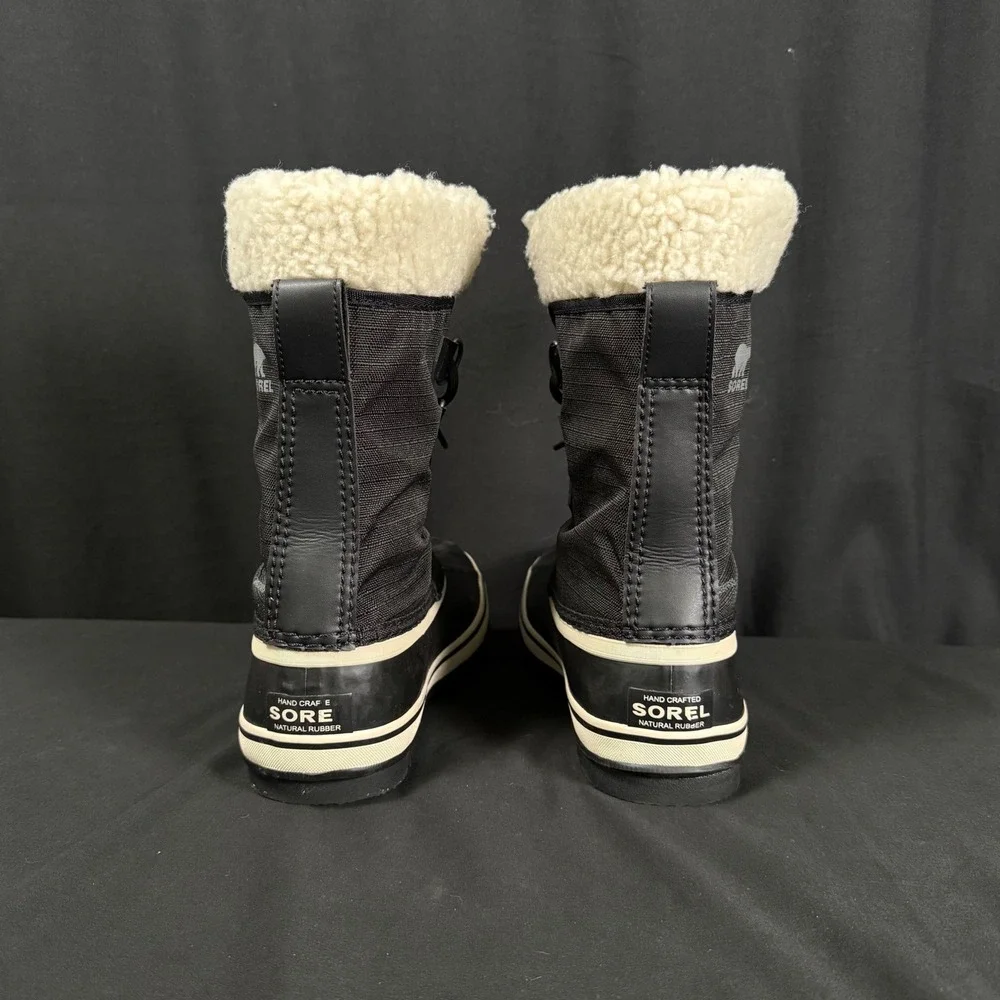 Sorel Winter Carnival Waterproof Snow Boots Black Stone NL3483-011 Womens 6